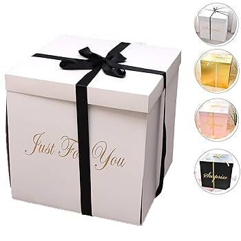 Amazon.co.jp: サプライズボックス Surprise balloon Box アルミ
